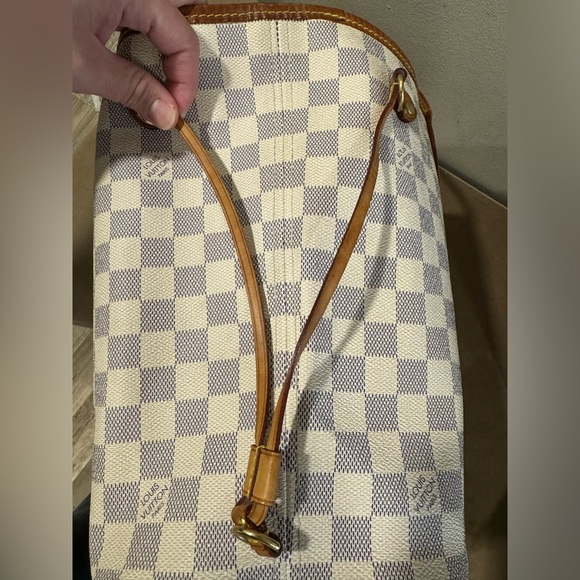 💯 Authentic Neverfull MM Damier Azur - Picture 2 of 9